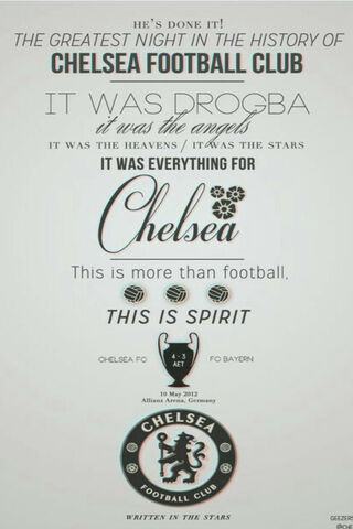 A Night to Remember: Chelsea's Glory