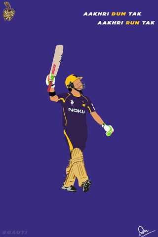 Gautam Gambhir: The KKR Legend in Action! 🏏✨