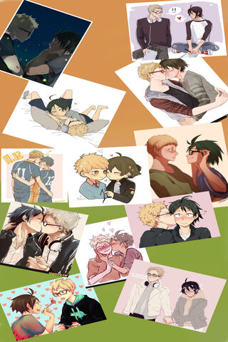 Love on the Court: Tsukiyama Moments 💖🏐