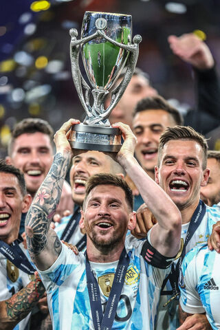 Messi's Triumph: A Mome..