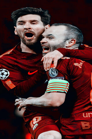 Messi & Iniesta: A Legendary Duo ⚽❤️