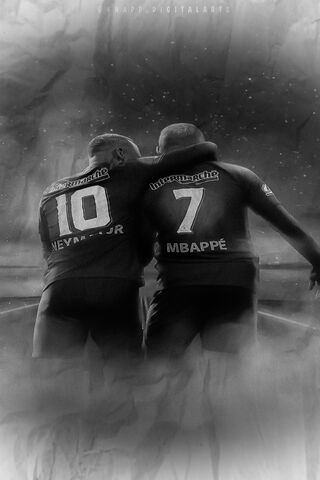 Dynamic Duo: Neymar & Mbappé in Action ⚽✨