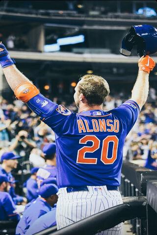 MLB公式 ボブルヘッド ピート・アロンソ ニューヨーク・メッツ 送料無料ライン/39ショップ】 MLB公式 ボブルヘッド ピート