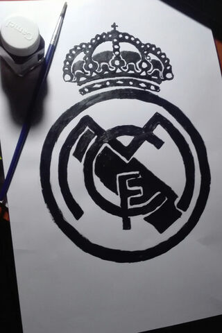 Artistic Tribute to Real Madrid ⚽🎨