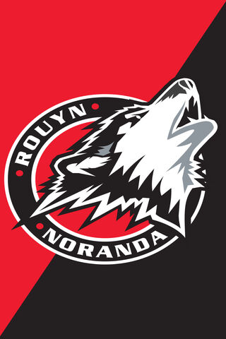 Howling Pride: The Rouyn-Noranda Huskies Logo 🐺❤️