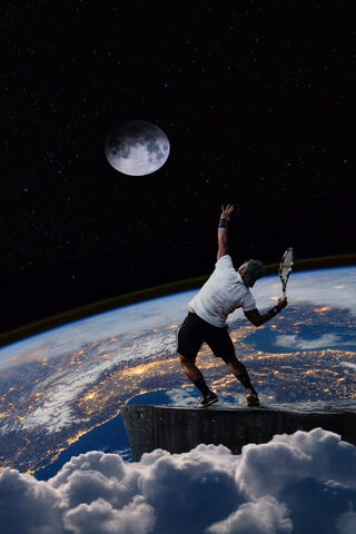 Serving Dreams: Tennis Beyond the Stars 🌌🎾