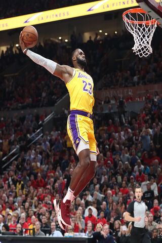 LeBron's Gravity-Defying Dunk! 🏀✨