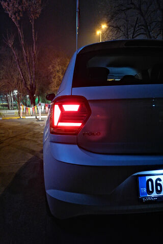 Nighttime Elegance: The VW New Polo Shines Bright! 🌟