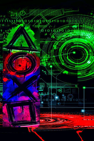 Neon Gaming Vibes: The PlayStation Experience 🎮✨