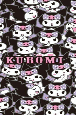 Kuromi's Mischievous Charm! 🎀💀