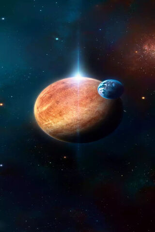 Mars: The Red Planet's Cosmic Dance