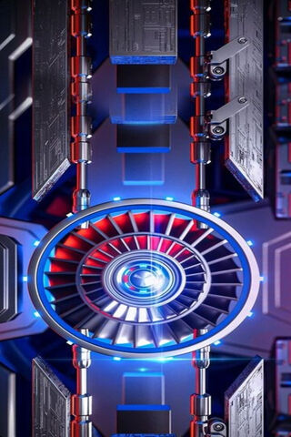 Electric Fusion: A Dance of Red and Blue ⚡🔵