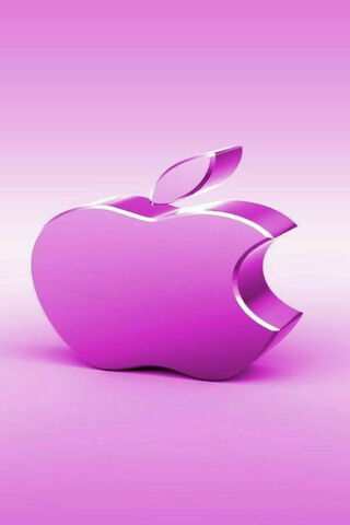 Vibrant Fusion: Electric Blue Magenta Apple