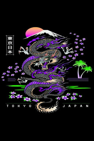 Electric Dreams: The Vibrant Spirit of Tokyo 🌌🐉