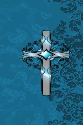 Radiant Aqua Cross: A Splash of Serenity