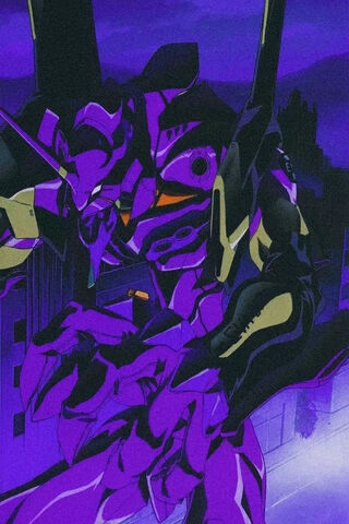 Awakening the Beast: Eva 01 in Action! 🦾💜