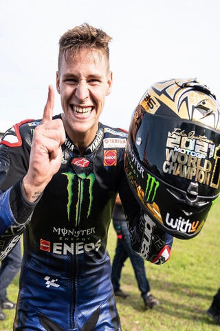 Fabio Quartararo: The Champion's Joy! 🏆