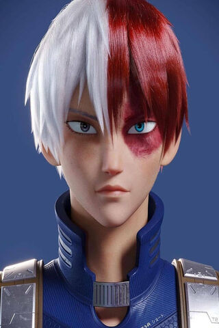 Todoroki: The Dual Power of Ice and Fire ❄️🔥