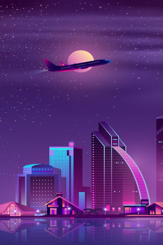 Neon Dreams: A Journey Through Artificial World 2
