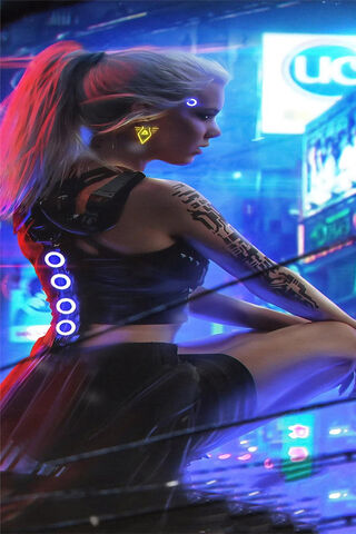 Neon Dreams: A Cyberpunk Odyssey