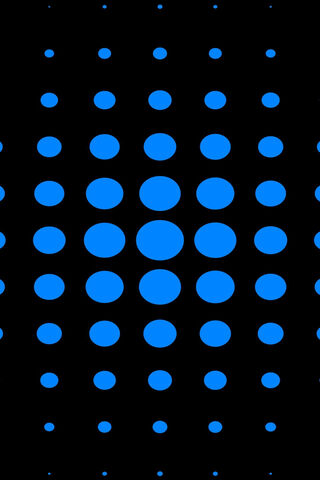 Blue Dots on Black: A Visual Symphony 🎨✨