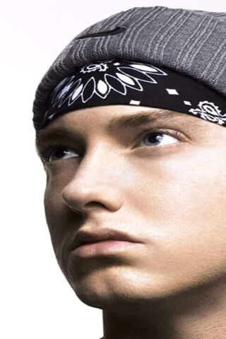 The Iconic Rapper: Eminem's Intense Gaze