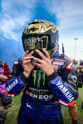 Fabio Quartararo: The Champion's Moment 🏆🏍️