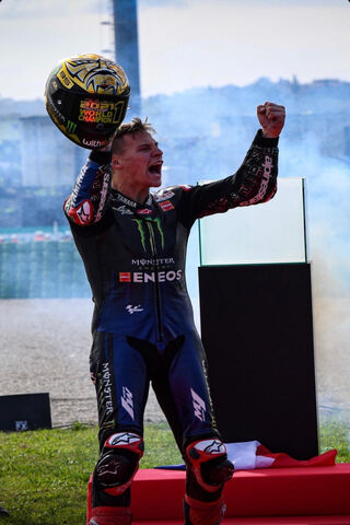 Victory Celebration: Fabio Quartararo's Triumph 🏆🎉