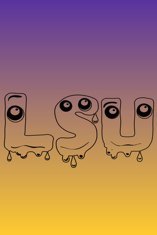 Vibrant LSU Drip Art 🎨✨