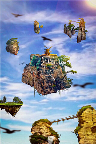 Floating Realms of the New World 🌍✨