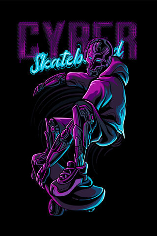 Neon Dreams on Wheels 🌌🛹