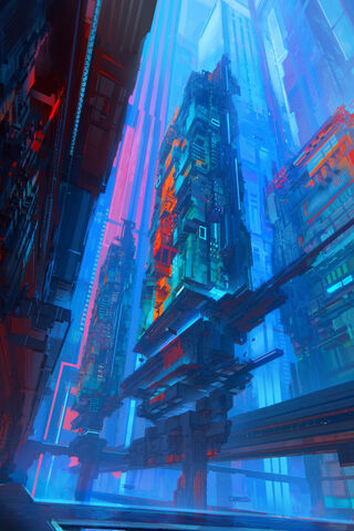 Futuristic Metropolis: A Glimpse into 3000