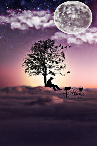 Whispers of Solitude 🌌🌙