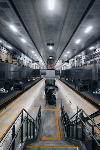 Journey Begins: The Heart of the Metro Station 🚉✨