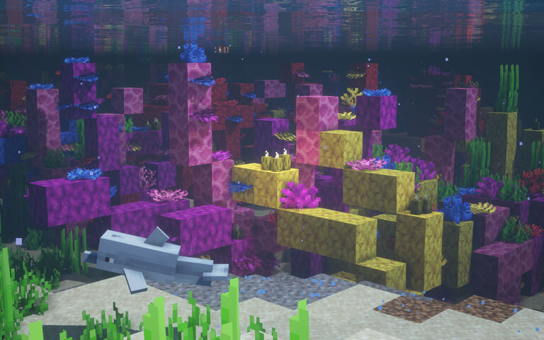 Underwater Wonderland: The Vibrant Corals of Minecraft 🌊🌈 Wallpaper ...