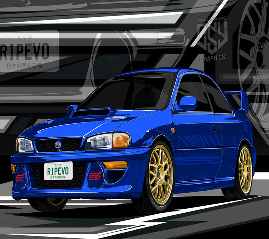 Subaru Impreza 22b Wallpaper - Download to your mobile from PHONEKY