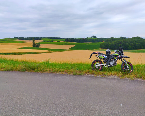 Đi qua Golden Horizons 🌾🏍 ️