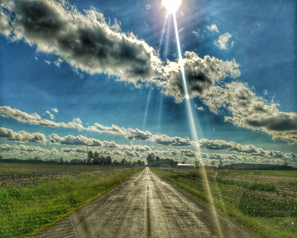 Journey Through the Back Road 🌤️🚗 Wallpaper - Download to your mobile ...