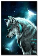 Небесный страж: Космический волк 🌌🐺