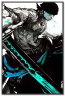Zoro's Fierce Battle Stance ⚔️💥