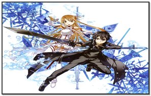 sword art online wallpaper kirito and asuna hug