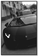 The Dark Knight of the Streets: Lamborghini Aventador