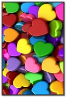 Multi-Colored Hearts