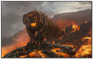 Tigre de lava