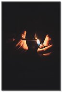 Ignite the Night: A Lighter's Glow