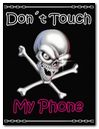 Skull Dont Touch Mon téléphone