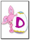 Bunny Letter D