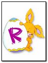 Bunny Letter R