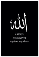 Аллах спостерігає за тобою
