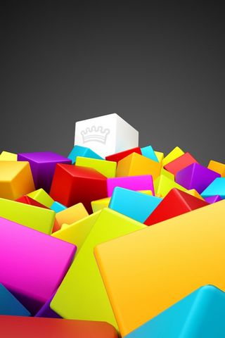 3D Colorful Squares